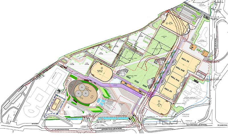 Parking Layout Pragati Maidan